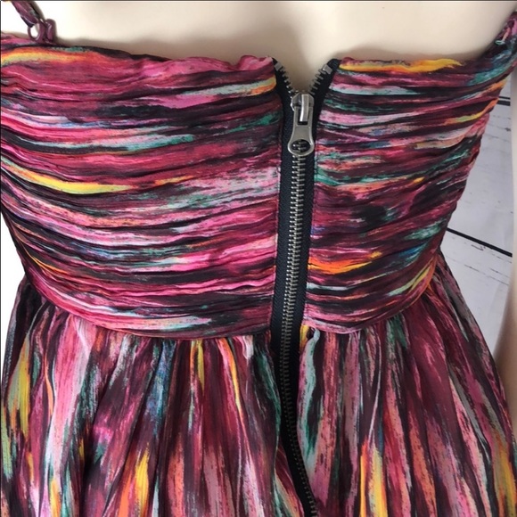 Jack by BB Dakota Watercolor Corset Party Dress - Picture 4 of 8